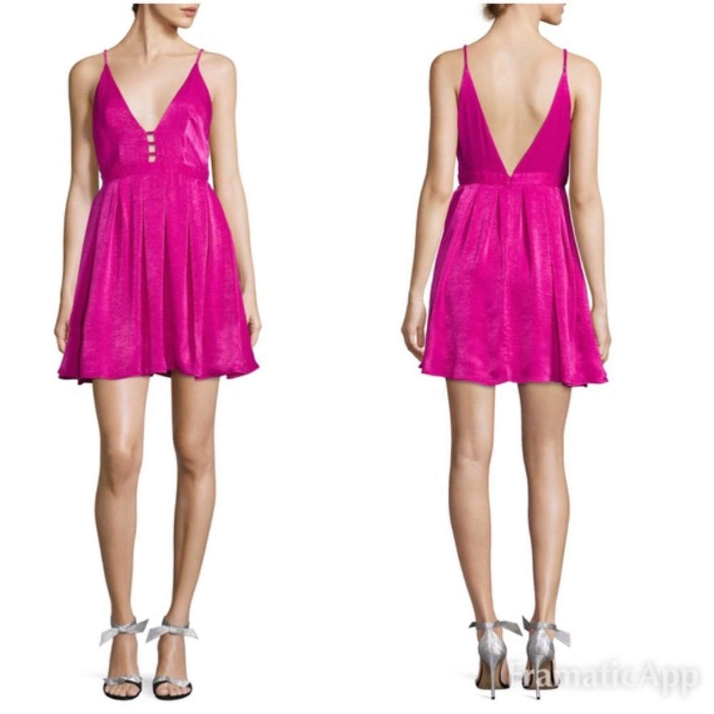 NWT [Free People] Hot Pink Party Dress